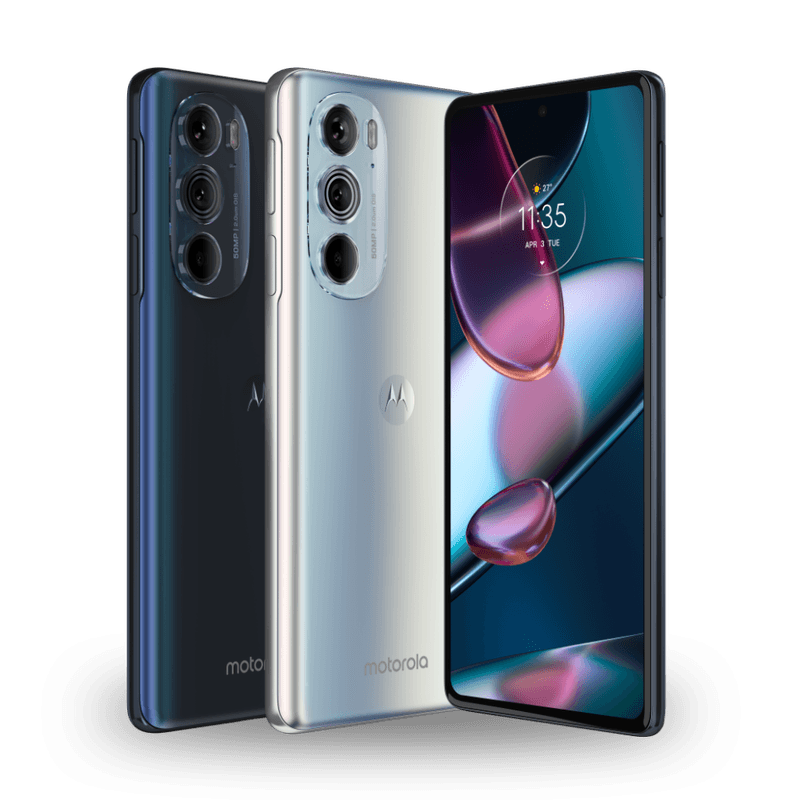 Exclusive] Moto Edge 30 Pro renders show off complete design: triple  cameras, punch-hole, and more