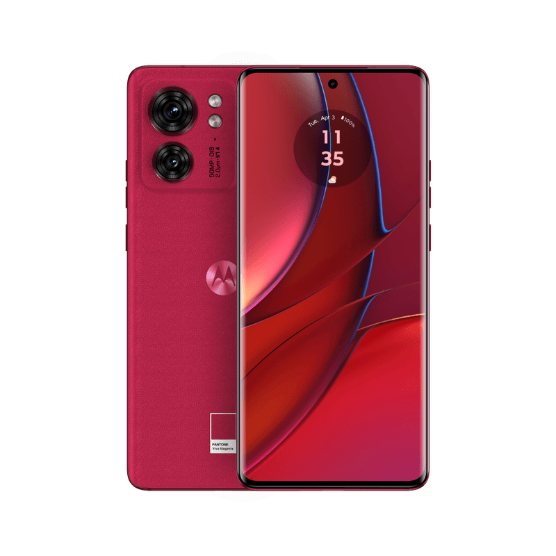 motorola edge 40 Pro with 6.67″ FHD+ 165Hz OLED display, Snapdragon 8 Gen  2, 12GB RAM, IP68 waterproof body surfaces